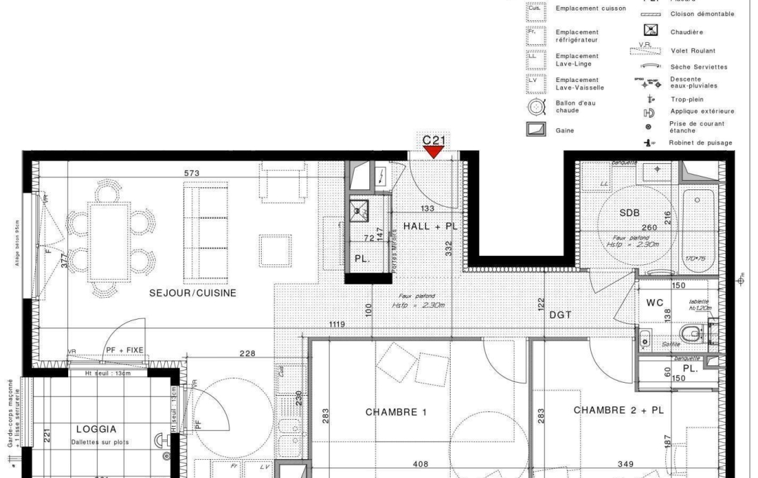 Annonces MEYZIEU : Apartment | CHASSIEU (69680) | 65 m2 | 305 000 € 